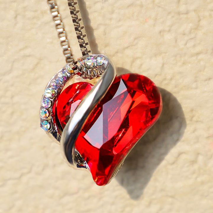 Collier pendentif énergie de guérison pierre de naissance coeur amour Buddha Stones