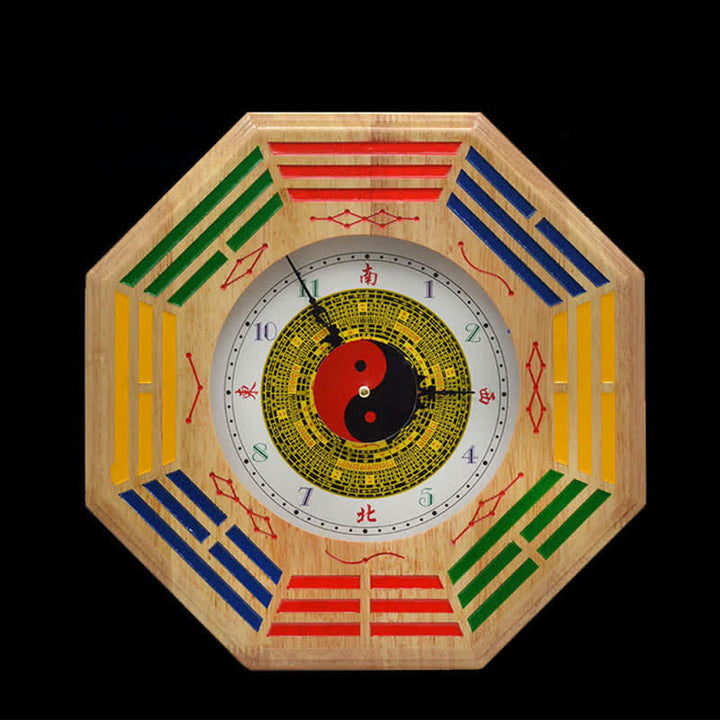 Horloge murale Feng Shui Bagua Map Balance Energy Map