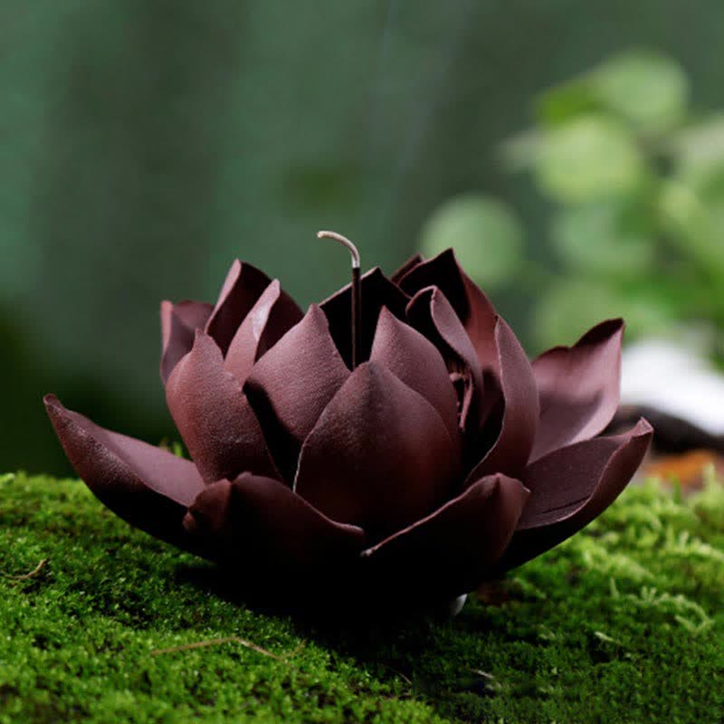 Brûleur d'encens tibétain en Buddha Stones Lotus Positive Peace