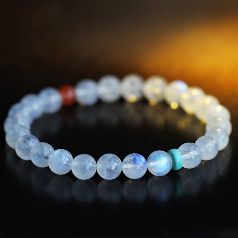 Bracelet de guérison positive et apaisante en pierre de lune