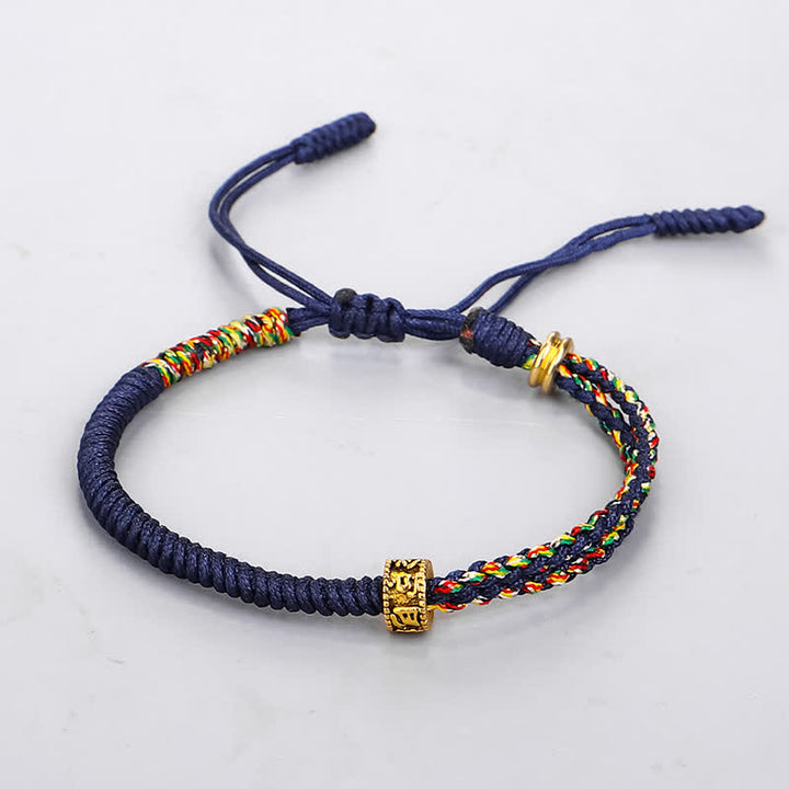 Bracelet de protection et de chance en Buddha Stones Om Mani Padme Hum