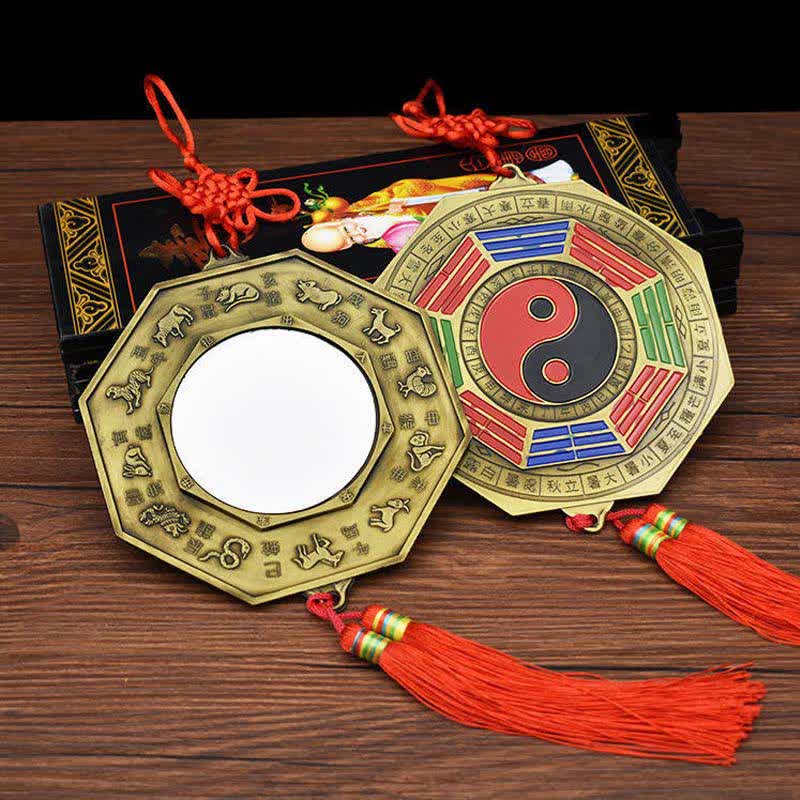Carte Feng Shui Bagua Pièces des Cinq Empereurs Carte énergétique de l'harmonie des nœuds chinois