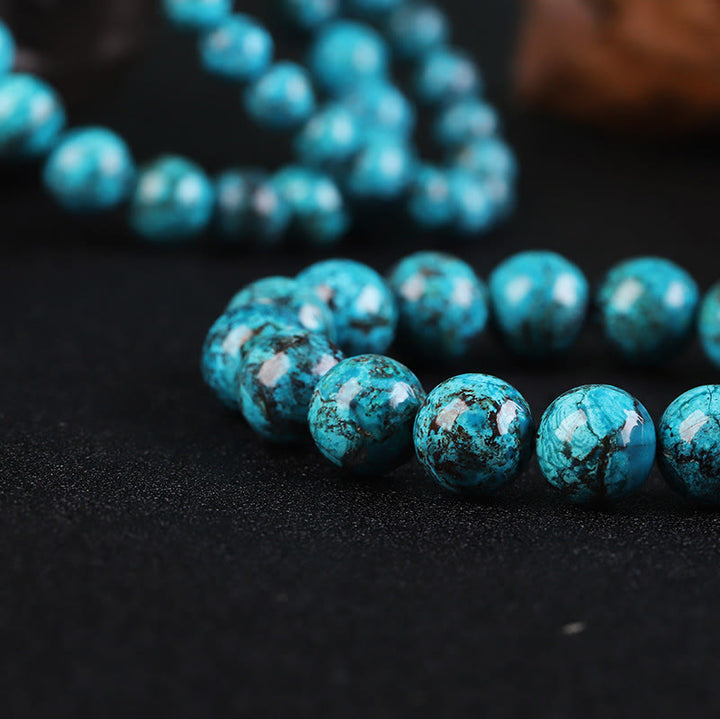 Bracelet force et courage en pierre naturelle de phénix Buddha Stones