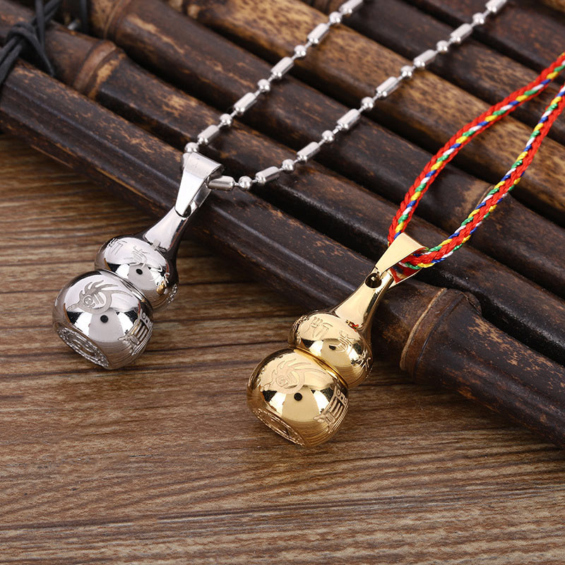 Collier pendentif en acier titane avec Buddha Stones et symbole tibétain Yin Yang - image 9