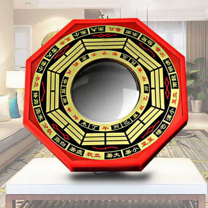 Miroir Feng Shui Bagua pour équilibrer l'énergie du salon