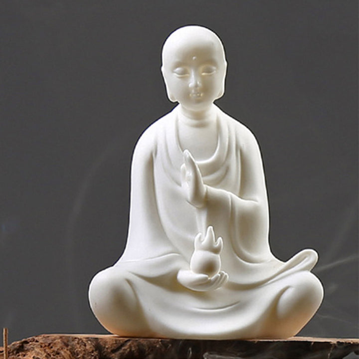 Décoration LED en céramique avec bénédiction du Bouddha Avalokitesvara Ksitigarbha Bodhisattva - image 8