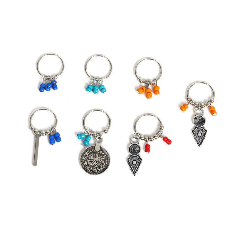 Buddha Stones antiques Pièces de monnaie Perles Barrette Épingles à cheveux Décoration