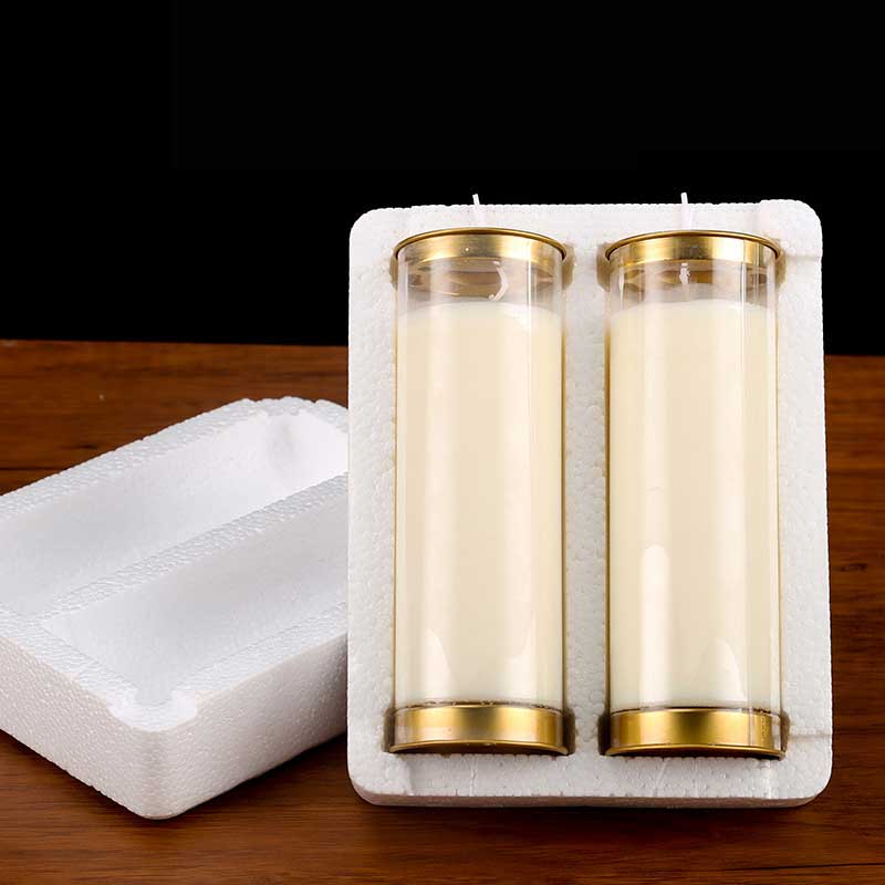 Bougie d'autel de prière de méditation Objets d'utilisation pour rituels de temple bouddhiste - image 6