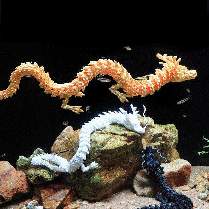 Buddha Stones Dragon lumineux Feng Shui imprimé en 3D pour décoration de la maison