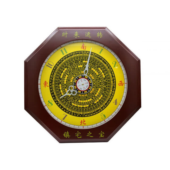 Horloge murale Feng Shui Bagua Map Balance Energy Map