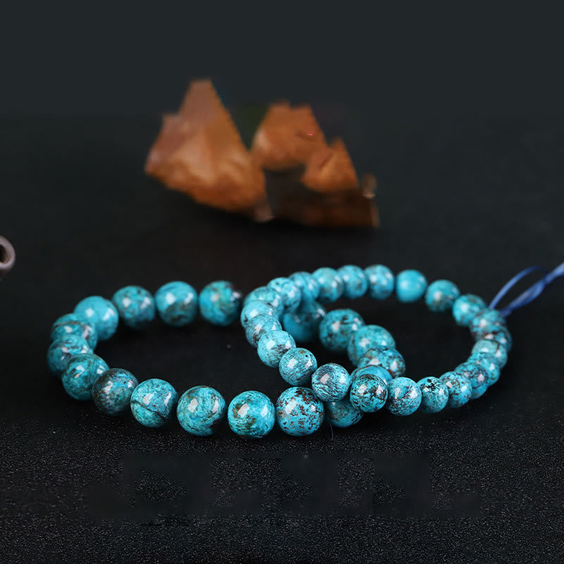 Bracelet force et courage en pierre naturelle de phénix Buddha Stones