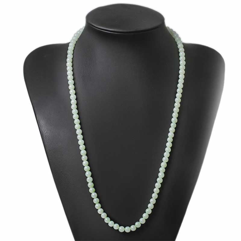 Bracelet Mala porte-bonheur en jade 108 perles