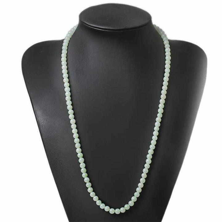 Bracelet Mala porte-bonheur en jade 108 perles