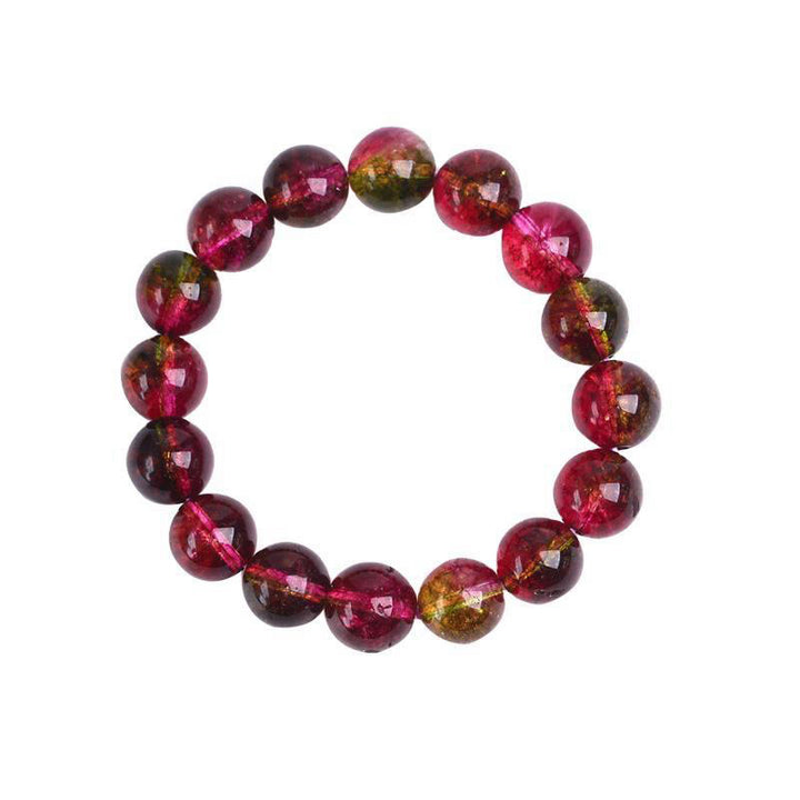 Bracelet de sagesse et d'amour en tourmaline naturelle Buddha Stones