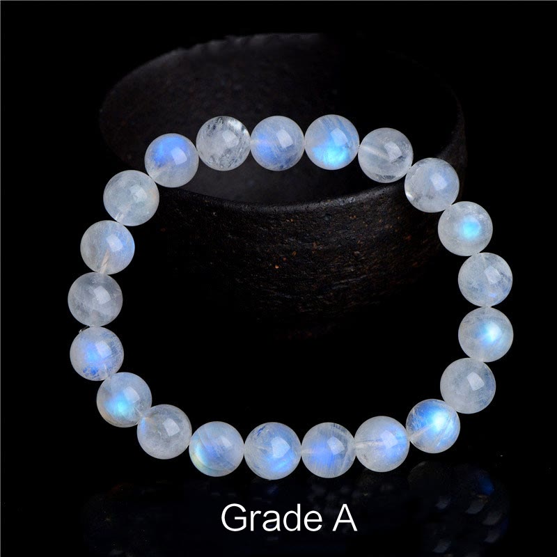 Bracelet de prospérité en pierre de lune naturelle de Buddha Stones - image 9