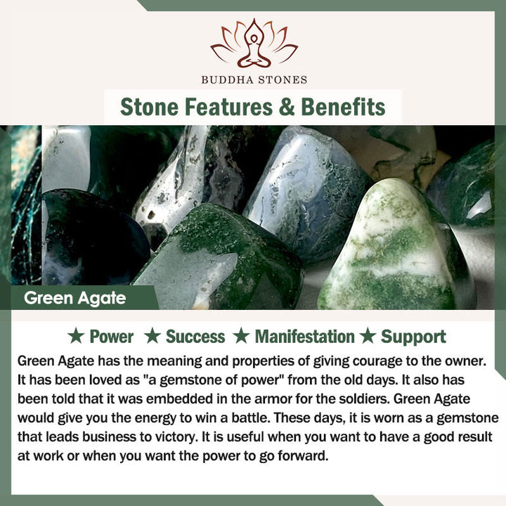 Buddha Stones pendentif bénédiction en aventurine verte naturelle, améthyste, quartz rose