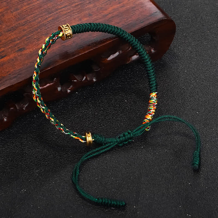 Bracelet de protection et de chance en Buddha Stones Om Mani Padme Hum