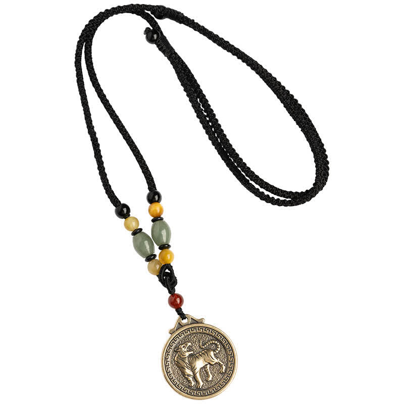 Collier avec pendentif et 12 bénédictions du zodiaque chinois - image 16