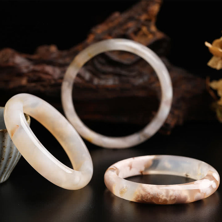Bracelet de paix en agate Sakura naturelle