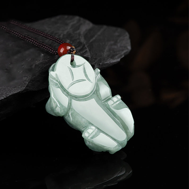 Collier pendentif en jade PiXiu avec Buddha Stones pour la richesse et la chance - image 9