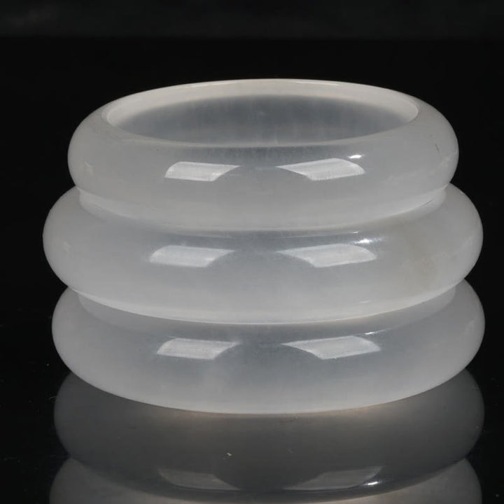 Bracelet porte-bonheur en jade doré translucide naturel avec Buddha Stones - image 2