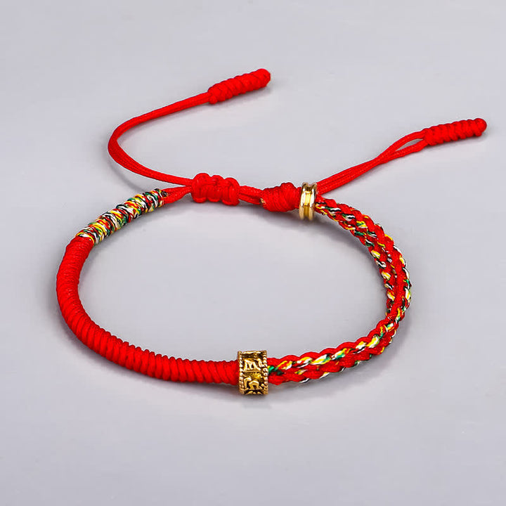 Bracelet de protection et de chance en Buddha Stones Om Mani Padme Hum