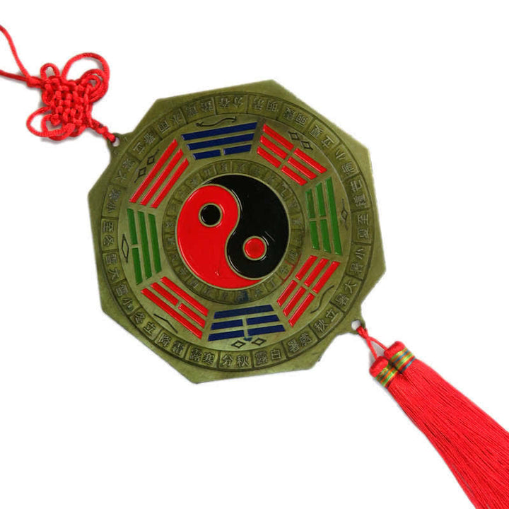Carte Feng Shui Bagua Nœuds chinois Harmonie Carte énergétique Miroir