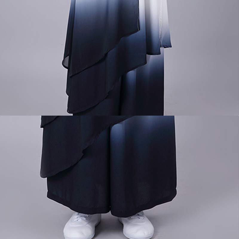 Ensemble de vêtements unisexe avec peinture dégradée de Buddha Stones , méditation, prière, spirituel, zen, tai-chi, qigong