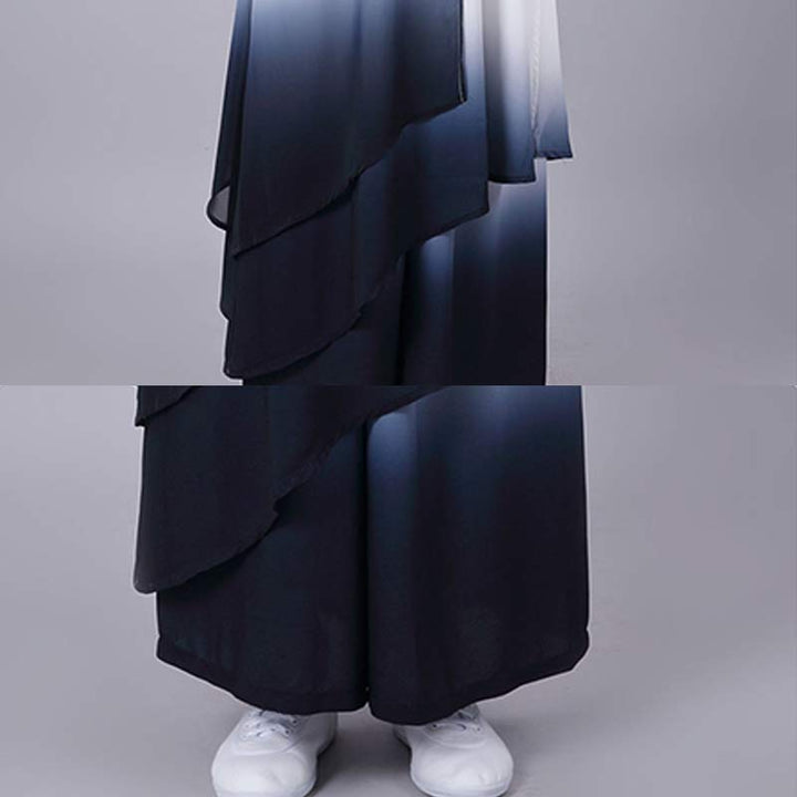 Ensemble de vêtements unisexe avec peinture dégradée de Buddha Stones , méditation, prière, spirituel, zen, tai-chi, qigong