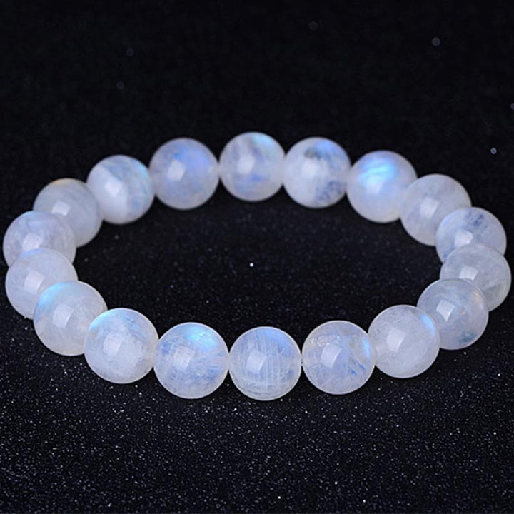 Bracelet de prospérité en pierre de lune naturelle de Buddha Stones - image 5