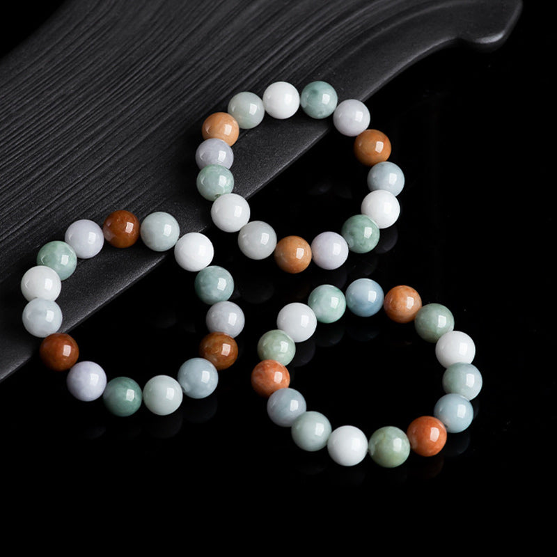 Bracelet de protection et de guérison en jade naturel Buddha Stones