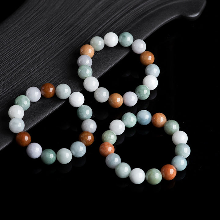 Bracelet de protection et de guérison en jade naturel Buddha Stones