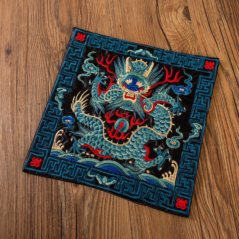 Dessous de Buddha Stones Phoenix Dragon Kirin Dessous de verre pour tasse à thé Dessous de verre Kung Fu