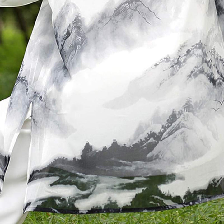 Ensemble de vêtements unisexe 3 pièces pour peinture à l'encre, méditation, prière, spirituel, zen, tai-chi, qigong
