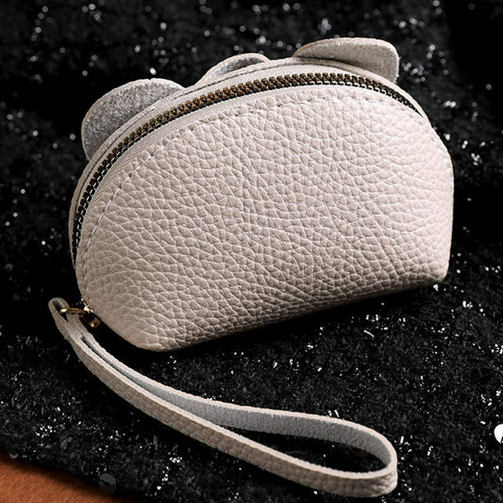 Buddha Stones Portefeuille dragonne en cuir PU avec éléphant porte-bonheur - image 5