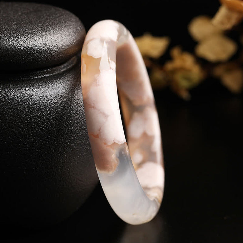 Bracelet de paix en agate Sakura naturelle