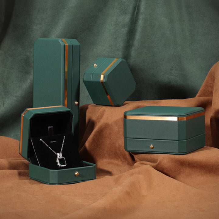 Coffret de rangement pour bijoux Coffret cadeau en cuir PU - image 0