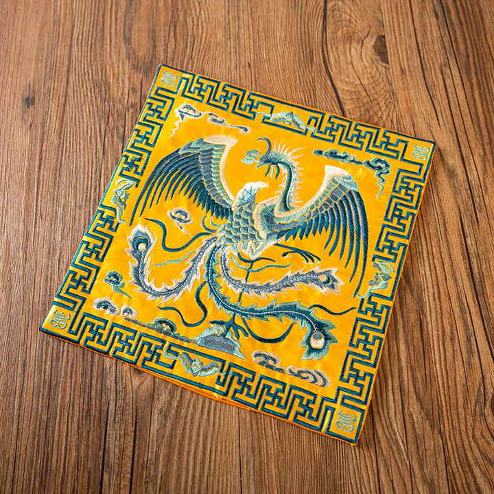 Dessous de Buddha Stones Phoenix Dragon Kirin Dessous de verre pour tasse à thé Dessous de verre Kung Fu