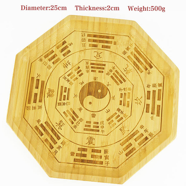 Carte Feng Shui Bambou Bagua Carte Harmonie Énergie - Carte Bagua 25 cm - image 28