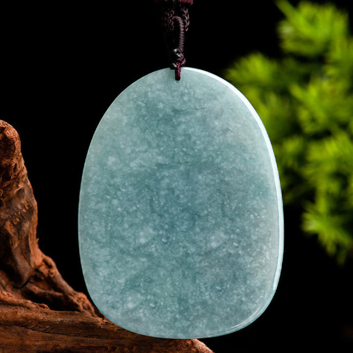 Collier pendentif amulette de protection de l'éléphant Ganesh Ganpati en jade naturel avec Buddha Stones - image 8