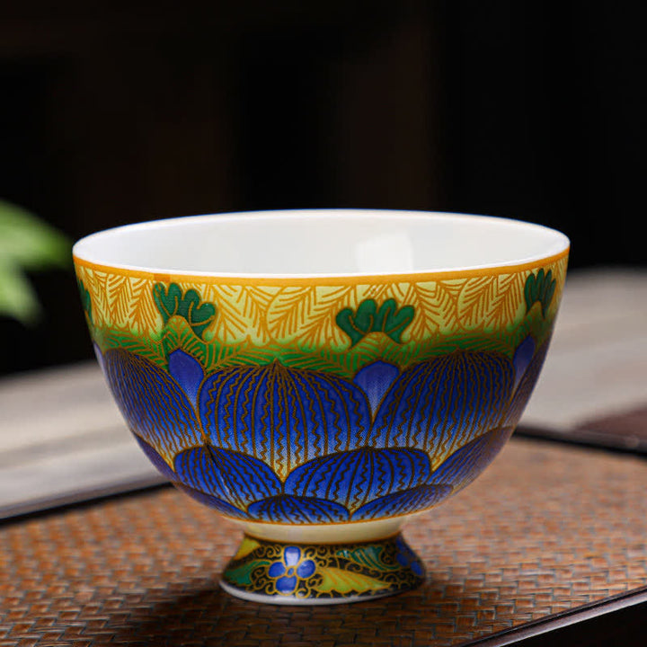 Tasse à thé en céramique Buddha Stones Lotus 100 ml