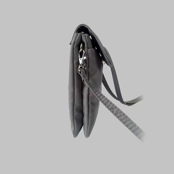 Sac à bandoulière en Buddha Stones imperméable brodé à la main avec fleurs de lotus