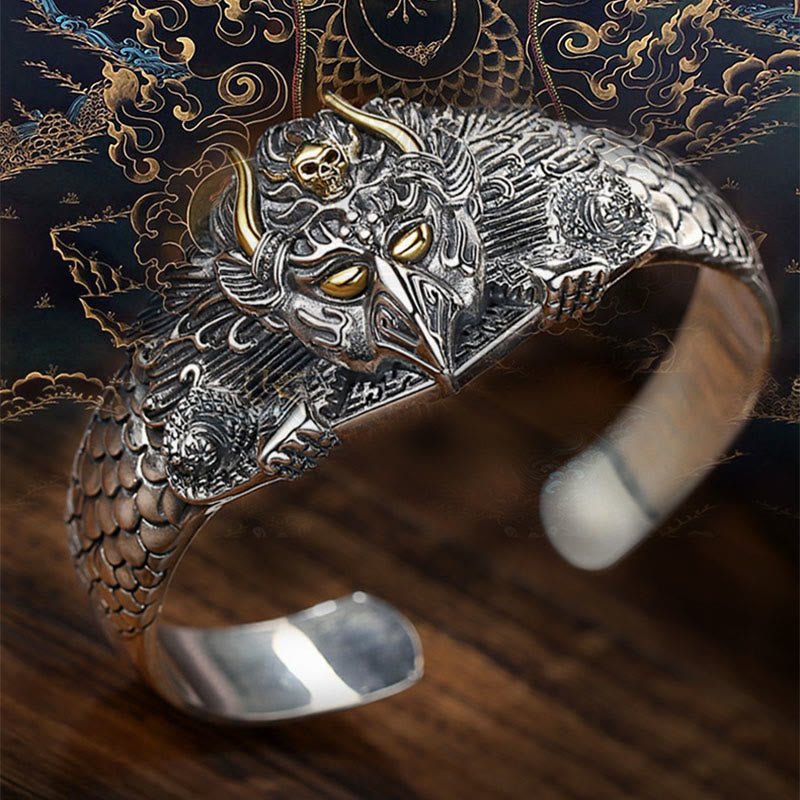 Bracelet de protection tibétain avec oiseau Garuda