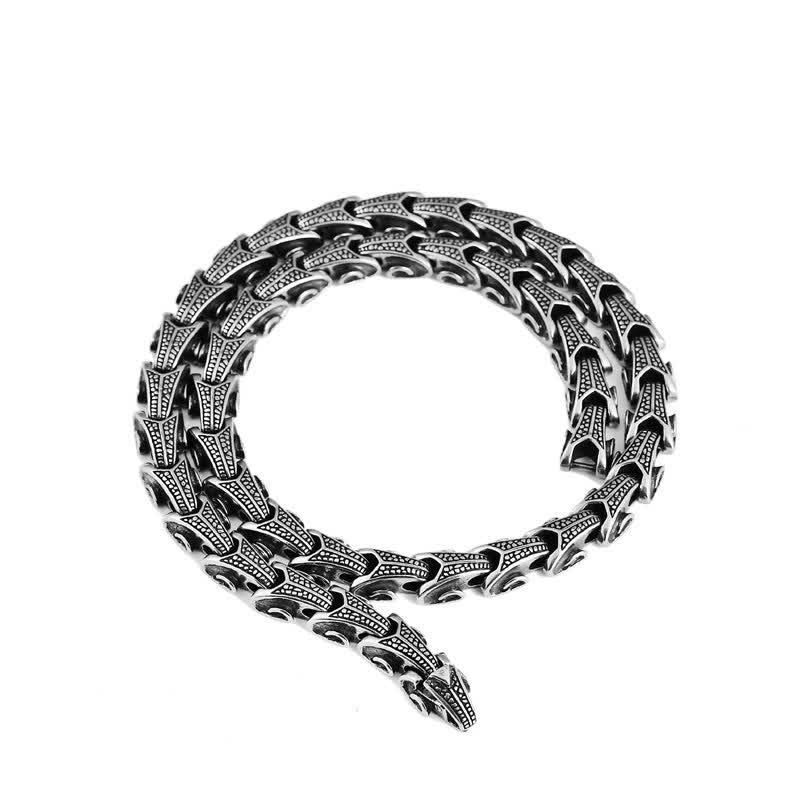 Collier pendentif de protection en acier titane avec motif de dragon et Buddha Stones - image 20