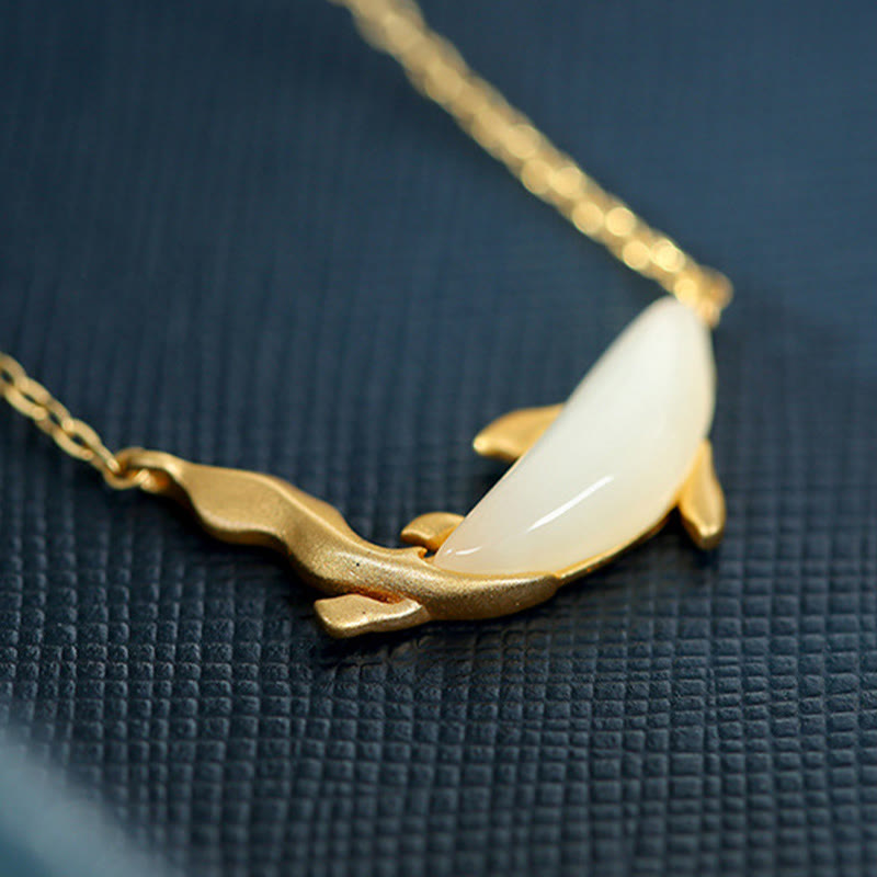 Collier pendentif porte-bonheur en argent sterling 925 et jade blanc avec Buddha Stones - image 8