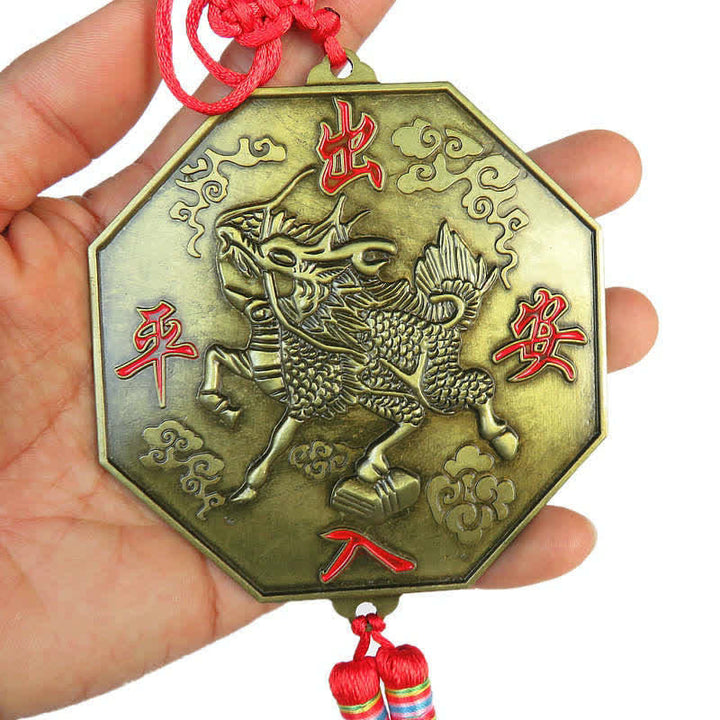 Carte Feng Shui Bagua Nœuds chinois Harmonie Carte énergétique Miroir