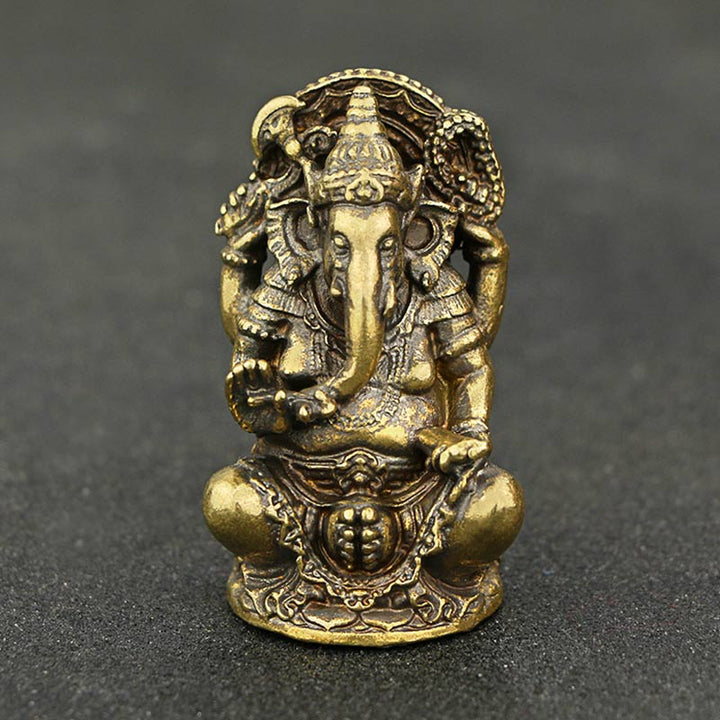 Statue d'éléphant Ganesh Ganpati Richesse Décoration d'intérieur