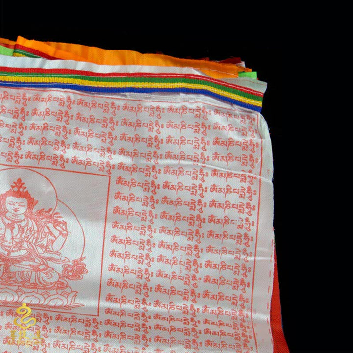 Drapeaux de prière d'extérieur Tibétains à 5 couleurs représentant le cheval du vent (20 pièces) - image 17
