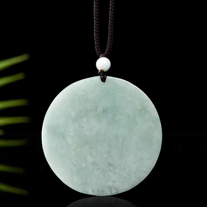 Collier pendentif en jade à mille mains Kwan Yin Avalokitesvara