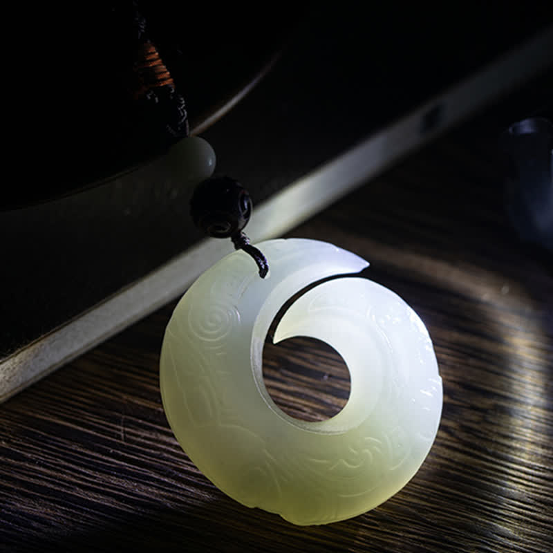 Collier pendentif porte-bonheur en jade , Buddha Stones, boucle de paix, petite feuille, bois de santal rouge, cinabre, agate